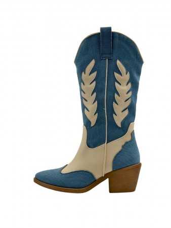 Sublime chaussures pour femme style bottes western de cowboy texas girl ! santiags shoes