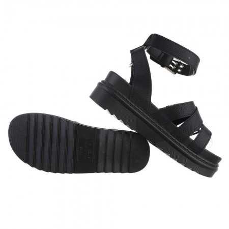 Craquez pour ces magnifiques chaussures sandales plates à plateform avec lanières et boucles pour un look d'été ultra stylé !